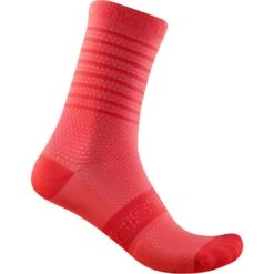 Castelli Superleggera 12 Women's Socks - Black -Castelli Store CS21063Pink 1