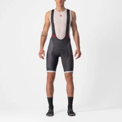 Castelli Competizione Kit Men's Bib Shorts - Black/Silver Grey -Castelli Store CS220030301 1 1
