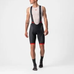 Castelli Competizione Kit Men's Bib Shorts - Black/Fiery Red 15 Castelli Competizione Kit Men's Bib Shorts - Black/Fiery Red -Castelli Store CS220031231 1 1