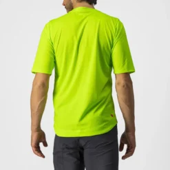 Castelli Trail Tech Men's Technical T-Shirt - Electric Lime/Dark Lime -Castelli Store CS220083831 2