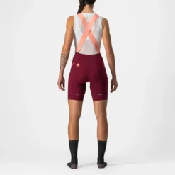 Castelli Velocissima 3 Women's Bib Shorts - Bordeaux/Blush 10 Castelli Velocissima 3 Women's Bib Shorts - Bordeaux/Blush -Castelli Store CS220504211 2