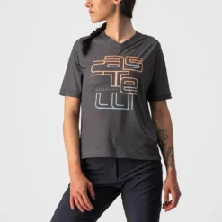 Castelli Trail Tech Women's Technical T-Shirt - Dark Grey 8 Castelli Trail Tech Women's Technical T-Shirt - Dark Grey -Castelli Store CS220540301 1