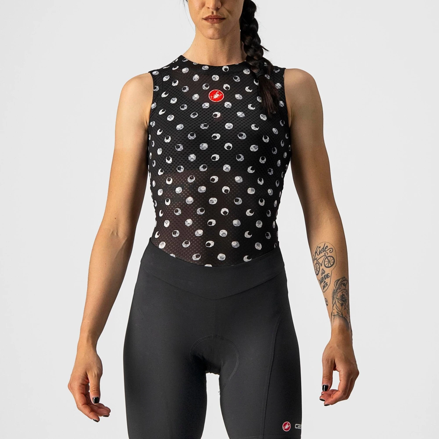 Castelli Pro Mesh 3 Women's Sleeveless Base Layer - Blush 6 Castelli Pro Mesh 3 Women's Sleeveless Base Layer - Blush - Image 4