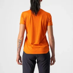 Castelli Tech 2 Women's Technical T-Shirt - Orange Rust -Castelli Store CS220823181 2