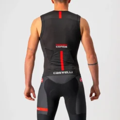 Castelli Free Tri 2 Sleeveless Men's Top - Black 9 Castelli Free Tri 2 Sleeveless Men's Top - Black -Castelli Store CS220910101 2