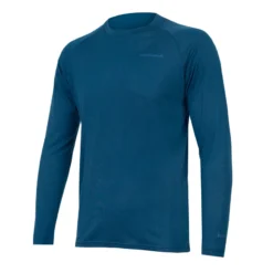 Endura BaaBaa Blend Men's Long Sleeve Baselayer - Rust Red