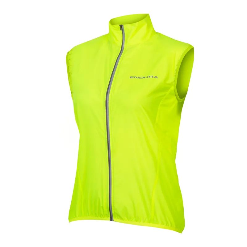 Endura Pakagilet Windproof Women's Gilet - Hi-Viz Yellow 3 Endura Pakagilet Windproof Women's Gilet - Hi-Viz Yellow