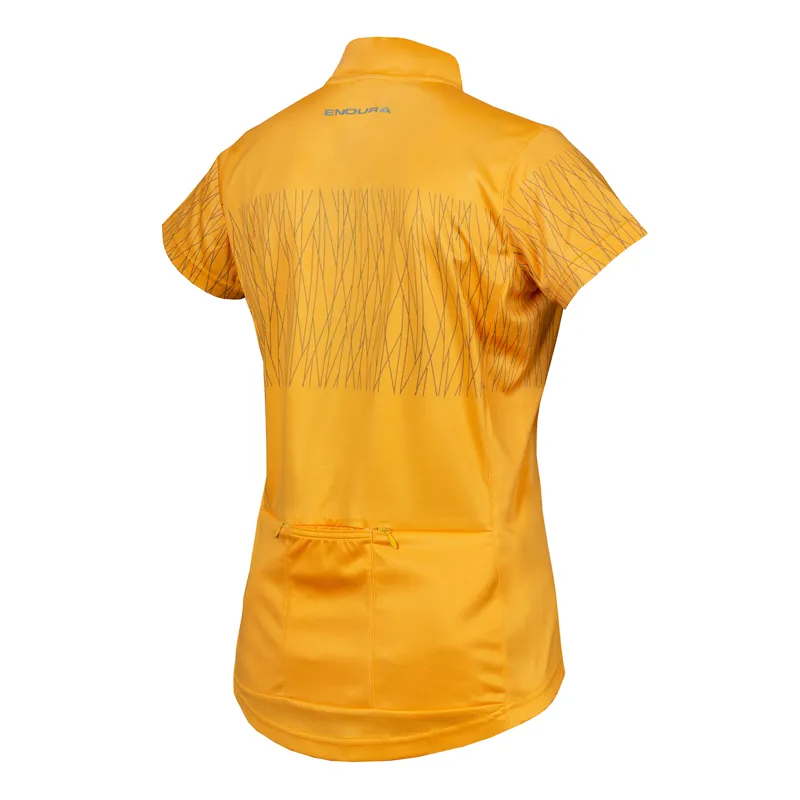 Endura Hummvee Ray Women's Short Sleeve Jersey - Saffron 3 Endura Hummvee Ray Women's Short Sleeve Jersey - Saffron
