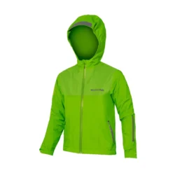 Endura MT500JR Kid's Waterproof Jacket - Hi-Viz Green -Castelli Store E7140GV lg