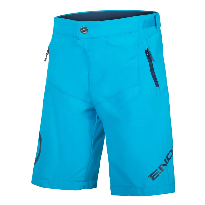 Endura MT500JR Kid's Baggy Shorts With Liner - Electric Blue 6 Endura MT500JR Kid's Baggy Shorts With Liner - Electric Blue - Image 4