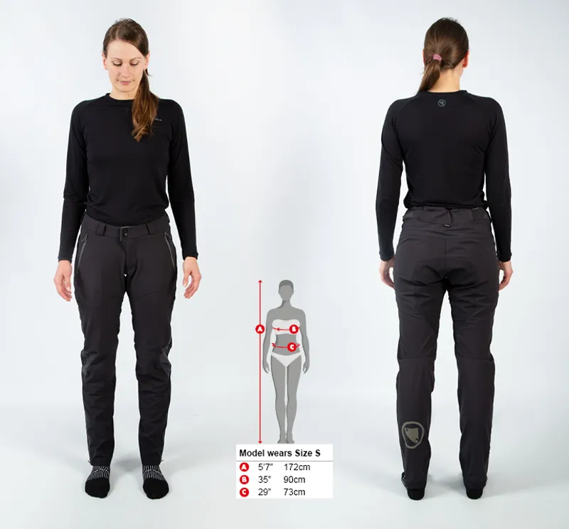 Endura MT500 Spray II Women's Trousers - Black 11 Endura MT500 Spray II Women's Trousers - Black - Image 9