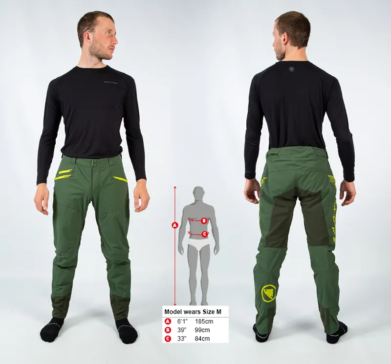 Endura SingleTrack II Men's Trail Trousers - Forest Green 10 Endura SingleTrack II Men's Trail Trousers - Forest Green - Image 8