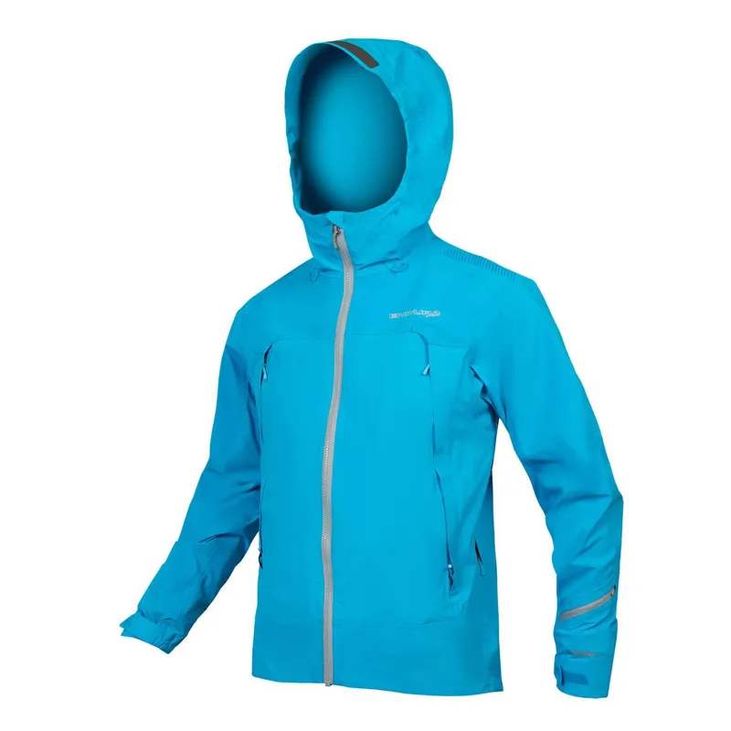 Endura MT500 II Waterproof Men's Jacket - Electric Blue 4 Endura MT500 II Waterproof Men's Jacket - Electric Blue - Image 2