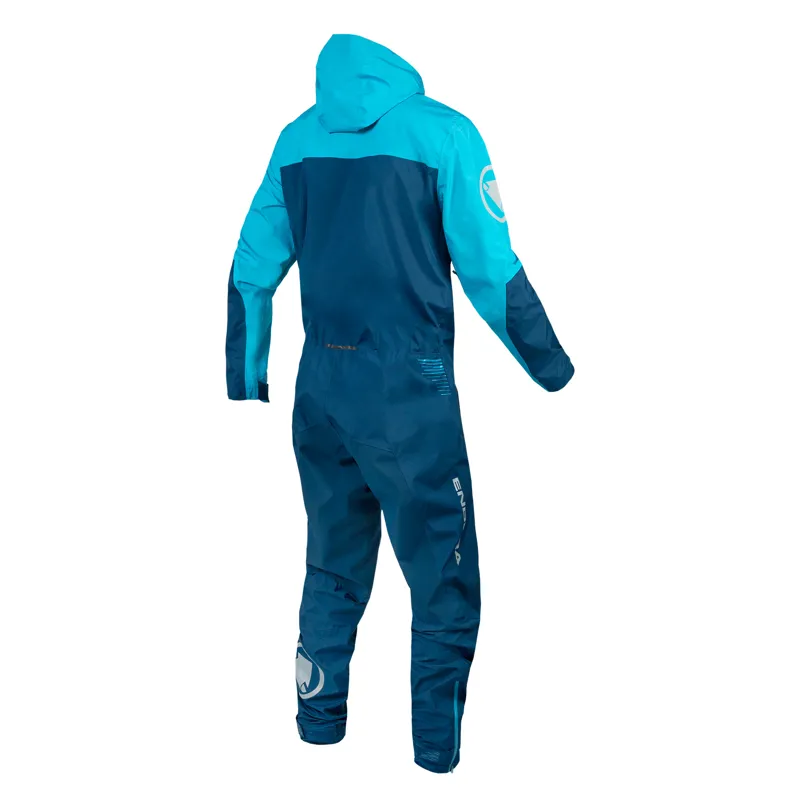 Endura SingleTrack Men's Waterproof One Piece - Blueberry 4 Endura SingleTrack Men's Waterproof One Piece - Blueberry - Image 2