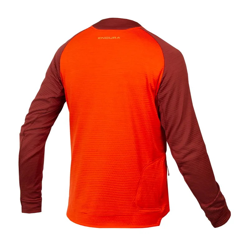 Endura Singletrack Men's Fleece - Paprika 5 Endura Singletrack Men's Fleece - Paprika - Image 3