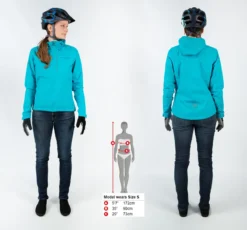 Endura Hummvee Waterproof Women's Hooded Jacket - Pacific Blue