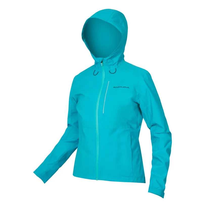 Endura Hummvee Waterproof Women's Hooded Jacket - Pacific Blue 14 Endura Hummvee Waterproof Women's Hooded Jacket - Pacific Blue - Image 12