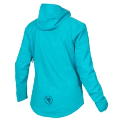 Endura Hummvee Waterproof Women's Hooded Jacket - Pacific Blue 20 Endura Hummvee Waterproof Women's Hooded Jacket - Pacific Blue -Castelli Store E9168BPP 2 3