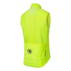 Endura Pro SL Lite Windproof Men's Gilet - Hi-Viz Yellow -Castelli Store E9172YV back lg