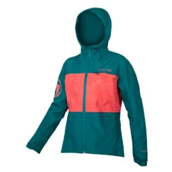 Endura SingleTrack II Waterproof Women's Jacket - Black -Castelli Store E9177GSSpruceGRN 1