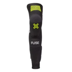 Fuse Omega Knee/Shin Whip Pads - Black/Yellow -Castelli Store FUOM04MBLK 3