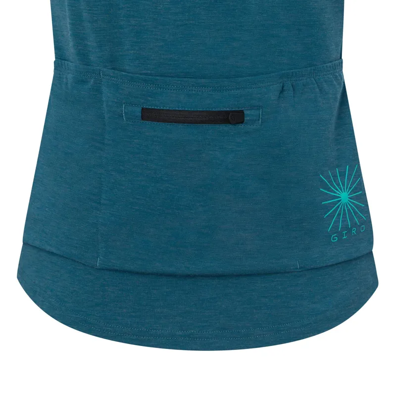 Giro Ride Women's Short Sleeve Jersey - Harbour Blue/Black 4 Giro Ride Women's Short Sleeve Jersey - Harbour Blue/Black - Image 2