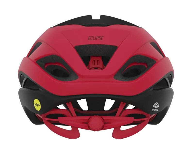 Giro Eclipse Spherical Mips Road Helmet - Black/White/Red 6 Giro Eclipse Spherical Mips Road Helmet - Black/White/Red - Image 4