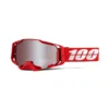 100 Percent Armega MTB Goggles - War Red/HiPER Silver Mirror Lens -Castelli Store HP 50720 003 02
