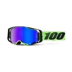 100 Percent Armega MTB Goggles - War Red/HiPER Silver Mirror Lens -Castelli Store HP 50721 407 01 1