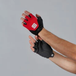 Sportful Neo Short Finger Gloves - Black -Castelli Store SF02053REDBLK 1