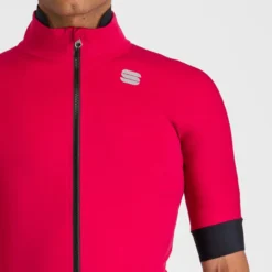 Sportful Fiandre Pro Short Sleeve Men's Windproof Jacket - Red Rumba -Castelli Store SF19501REDRumba4