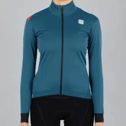 Sportful Fiandre Light NoRain Womens Jacket - Blue Sea -Castelli Store SF20041BLUSea 1