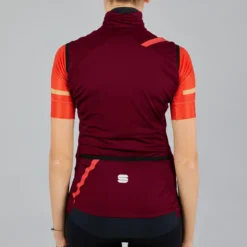 Sportful Fiandre Light NoRain Womens Vest - Red Wine 7 Sportful Fiandre Light NoRain Womens Vest - Red Wine -Castelli Store SF20519REDWine 2