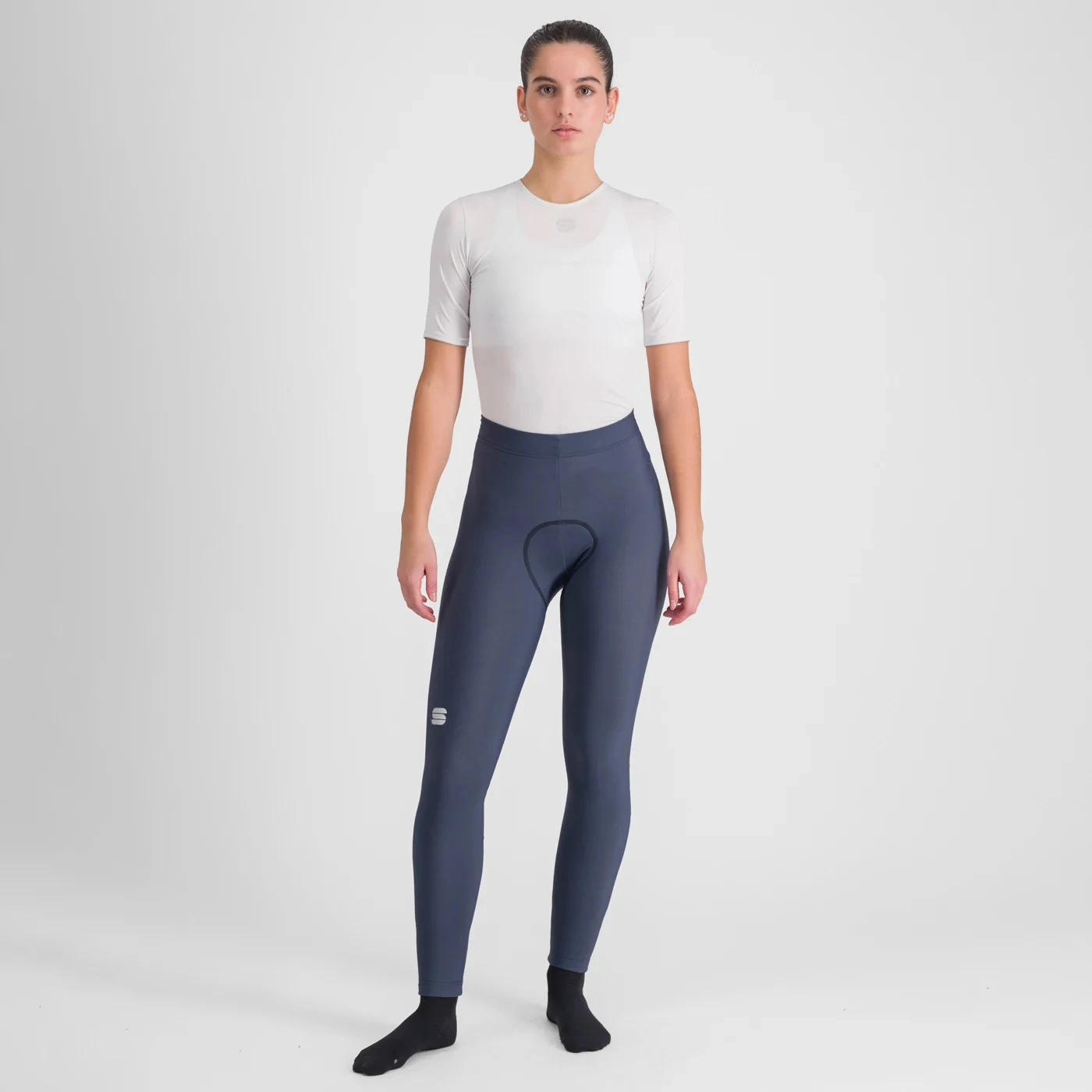 Sportful Classic Women's Tights - Black/Pompelmo 8 Sportful Classic Women's Tights - Black/Pompelmo - Image 6