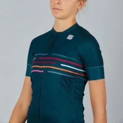 Sportful Velodrome Womens Short Sleeve Jersey - Sea Moss -Castelli Store SF21032SeaGRN 3