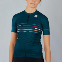Sportful Velodrome Womens Short Sleeve Jersey - Sea Moss -Castelli Store SF21032SeaGRN 4
