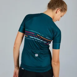 Sportful Velodrome Womens Short Sleeve Jersey - Sea Moss -Castelli Store SF21032SeaGRN 5