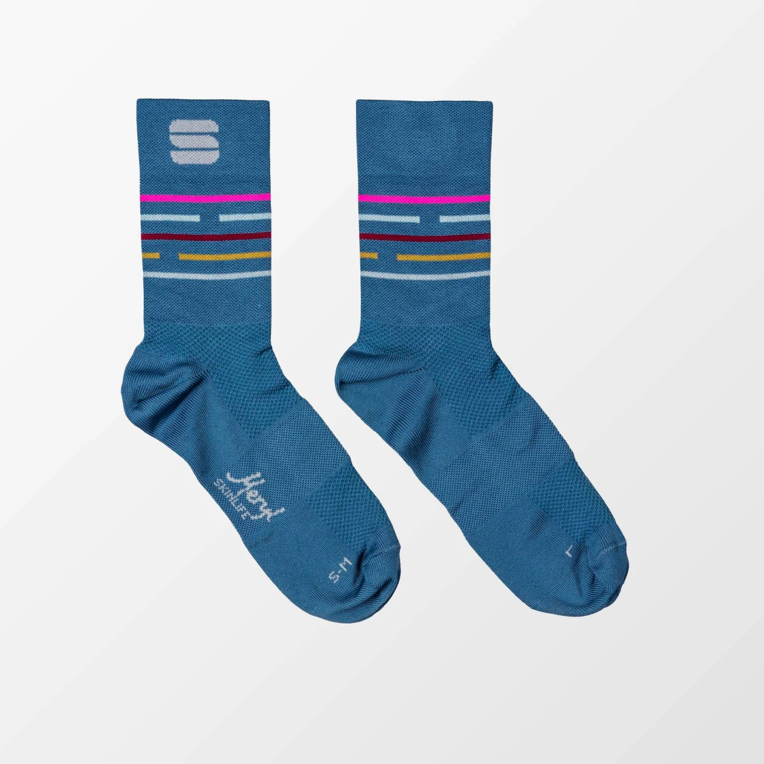 Sportful Vélodrome Women's Socks - Beetle/Multicolour 3 Sportful Vélodrome Women's Socks - Beetle/Multicolour