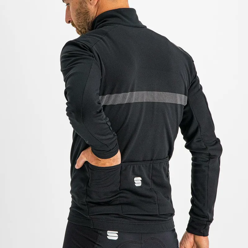 Sportful Giara Softshell Men's Windproof Jacket - Black 8 Sportful Giara Softshell Men's Windproof Jacket - Black - Image 6