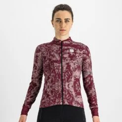 Sportful Escape Supergiara Women's Thermal LS Jersey - Beetle/Black -Castelli Store SF21507REDWineMauve 1