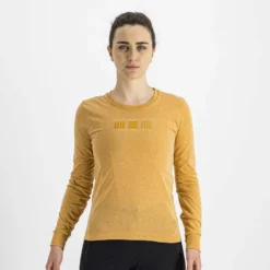 Sportful Giara Women's Long Sleeve Technical T-Shirt - Golden Oak