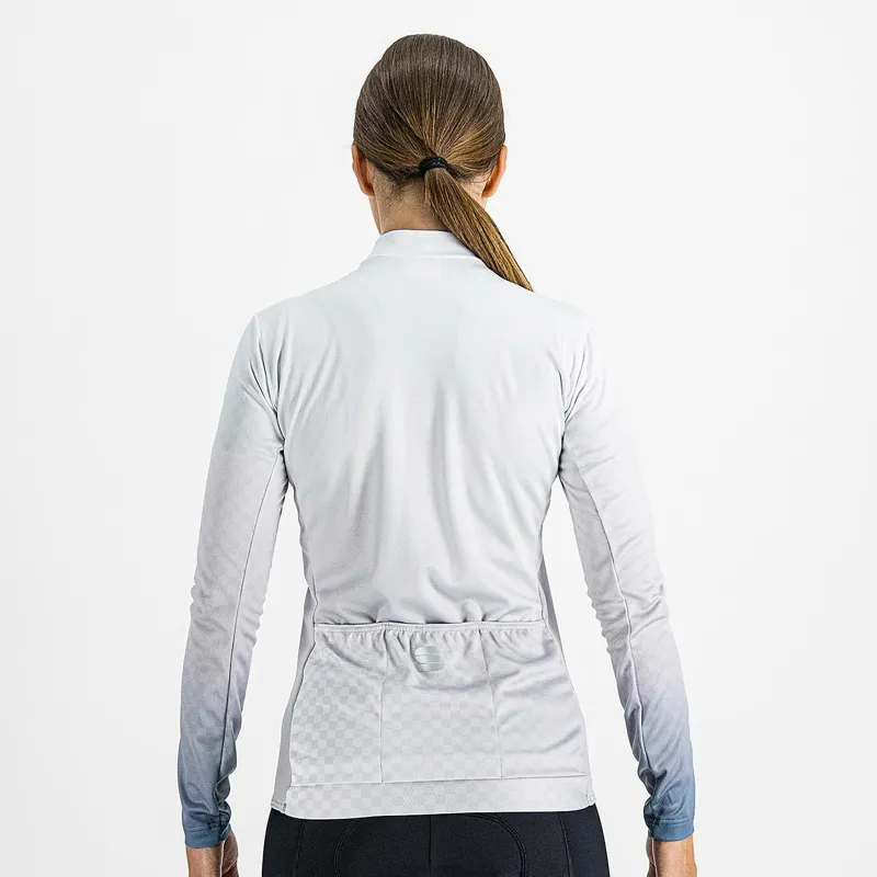Sportful Rocket Thermal Women's Long Sleeve Jersey - White 5 Sportful Rocket Thermal Women's Long Sleeve Jersey - White - Image 3