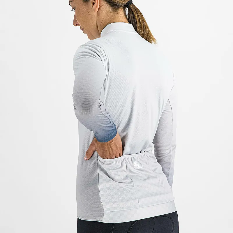 Sportful Rocket Thermal Women's Long Sleeve Jersey - White 9 Sportful Rocket Thermal Women's Long Sleeve Jersey - White - Image 7
