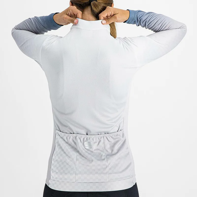 Sportful Rocket Thermal Women's Long Sleeve Jersey - White 13 Sportful Rocket Thermal Women's Long Sleeve Jersey - White - Image 11