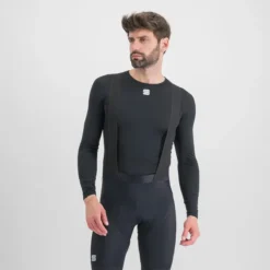 Sportful Midweight Men's Long Sleeve Base Layer - Black -Castelli Store SF21550BLK1
