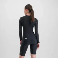 Sportful Midweight Women's Long Sleeve Base Layer - Black -Castelli Store SF21552BLK2