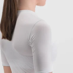 Sportful Midweight Women's Short Sleeve Base Layer - White -Castelli Store SF21553WHT3