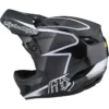 Troy Lee Designs D4 Carbon MIPS Full Face Helmet - Lines Black/Grey -Castelli Store TLD13932402 3