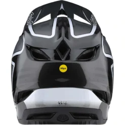 Troy Lee Designs D4 Carbon MIPS Full Face Helmet - Lines Black/Grey -Castelli Store TLD13932402 4