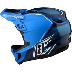 Troy Lee Designs D4 Composite MIPS Full Face Helmet - Shadow Blue -Castelli Store TLD14049900 3